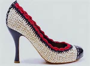 crochet heels