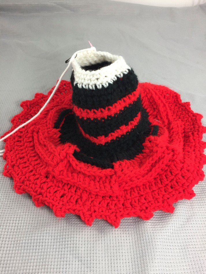 crochet puppet dress