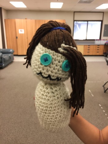 Wip crochet doll