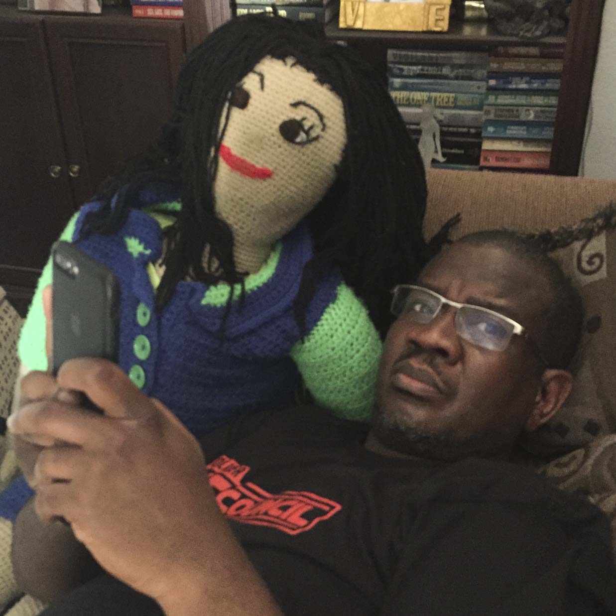 Life size crochet doll with hubby_1.jpg